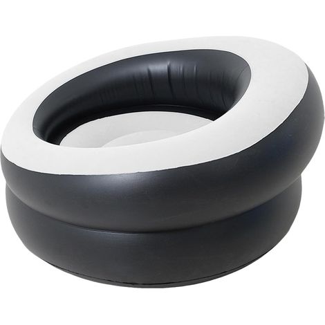 Fauteuils gonflables, canapé gonflable, fauteuil relax pliable, canapé gonflable portable et pratique de 85 cm (33,46 pouces) pour une utilisation intérieure et extérieure, camping, pêche, plage, voya (1/5)