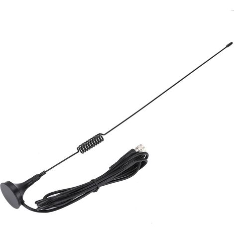 1,5 m 10 dB F-Typ Magnetantenne für DVB-T-, VHF- und UHF-Empfang, geeignet für Autos und den Innenbereich. (1/5)