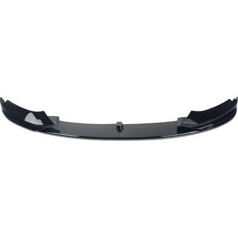 Spoiler anteriore per paraurti, realizzato in plastica ABS, per un look sportivo e moderno, colore nero lucido. (1/2)