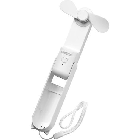 mini ventilador plegable recargable a bateria. 3 velocidades funcion powerbank (1/5)