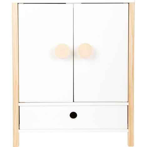 Smallfoot Puppenschrank "Little Button" (11812) weiß Puppenkleiderschrank (1/5)
