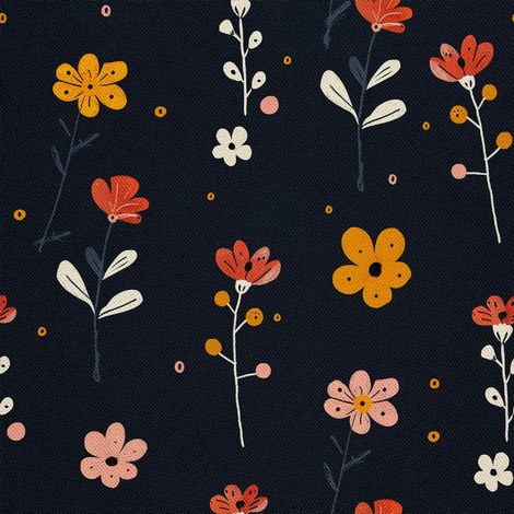 Tela decorativa para exteriores Oxford - Motivo floral I DX5234 (1/5)