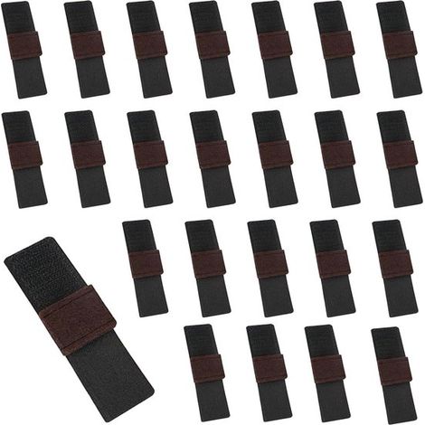 Protectores de fieltro ligeros para muebles, 24 piezas, Deslizadores autoadhesivos y reutilizables para muebles, Tapas de fieltro para mecedoras (1/5)