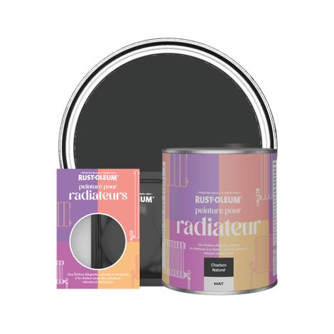 Peinture pour Radiateur, Finition Mate - Charbon Naturel (1/3)