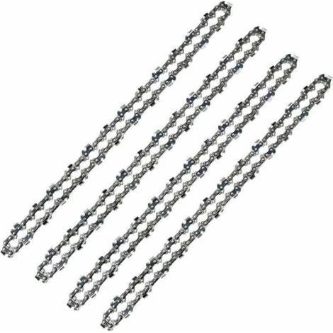 52-gliedrige Kettensägenkette, 3/8" LP Teilung, 0,50" (1,3 mm) Treibgliedstärke, rückschlagarm, 4er-Pack 52-gliedrige Antriebsketten für 14" (35 cm) Führungsschienen - IN (1/5)