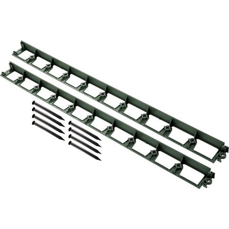Delima polietilene verde bordo pieno, H.4,5 x L.240 cm SANS MARQUE