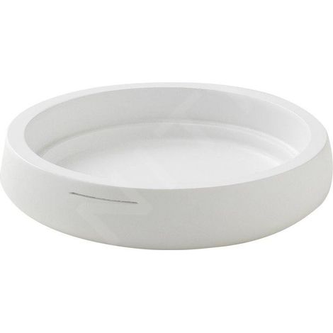 Porte-savon sur pied KIRA, blanc mat (1/4)