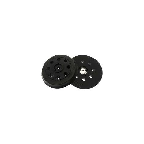 Plateau de ponçage dur compatible avec Bosch PEX 12, PEX 125 et PEX 400 A (Ø 125 mm),8 Trous plateau de ponçage,1 pièces (1/5)