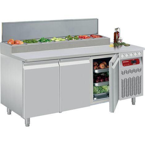 Table réfrigérée ventilé 6roues/ 3 grilles - Diamond (1/3)