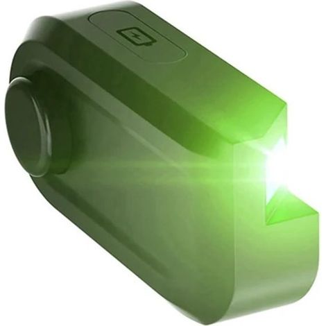 Lampada verde per rilevatore di polvere, 2 pezzi (1/5)