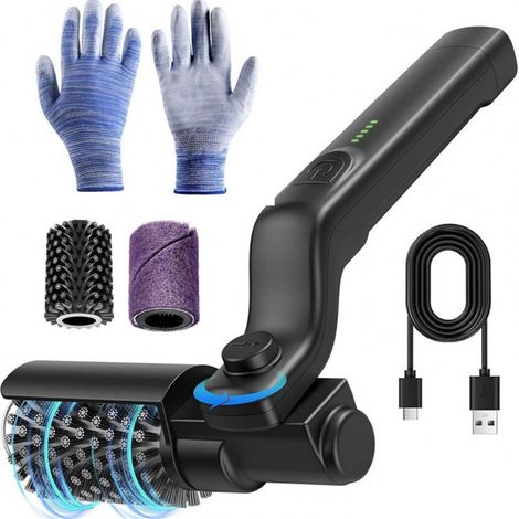 Cepillo eléctrico 2 en 1 para barbacoa, limpia eficazmente las manchas de aceite – 2000 mAh (1/5)