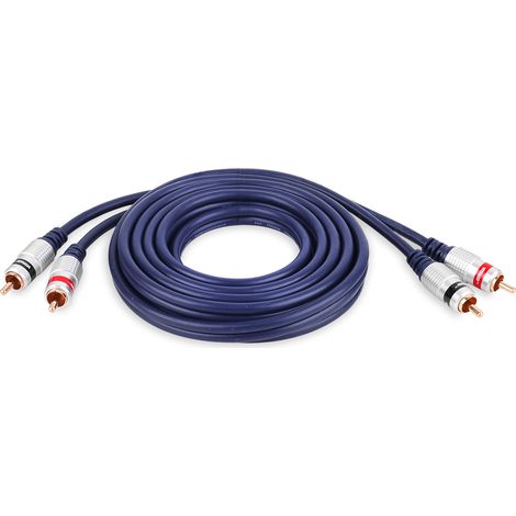 Cable con 2 conectores RCA (cinch) - Cable Vitalco con 2 conectores RCA (cinch) - Cable Vitalco con 2 conectores RCA (cinch) de 4,0 m (RKD200-3) (1/5)