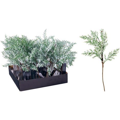 Ramo decorativo con bacche bianche 36 cm PERAGA CHRISTMAS