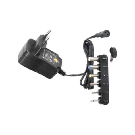 Alimentation enfichable 3 V dc12V c.c., 600mA, 1.8W, 7 sorties, , Régulée ( Prix pour 1 )