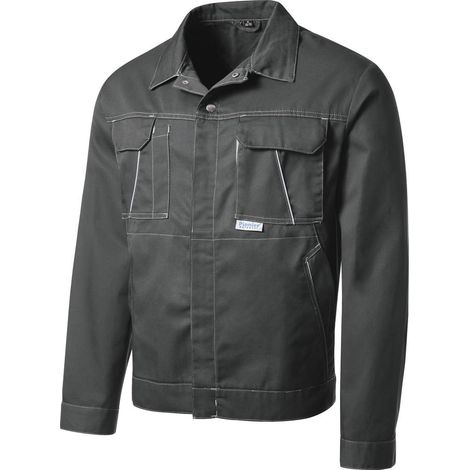 SODISE - Veste de travail 245 g/m² anthracite XXL - 65485 - Ce produit de marque Topcar est neuf. (1/2)