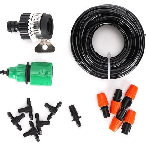 Irrigation kit, high-quality plastic drip irrigation system for garden watering, (1/4)