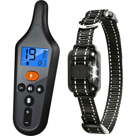 Collar de adiestramiento recargable para perros con funciones de vibración, sonido y luz, resistente al agua IPX67, apto para todos los perros - OTROS (1/4)