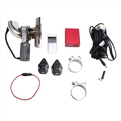 Tuyau de serrage pour système de valve sonore d'échappement auto, 51mm, collier de fixation, accessoire de tuning, kit de montage, sortie sportive, compatible divers véhicules. (1/5)