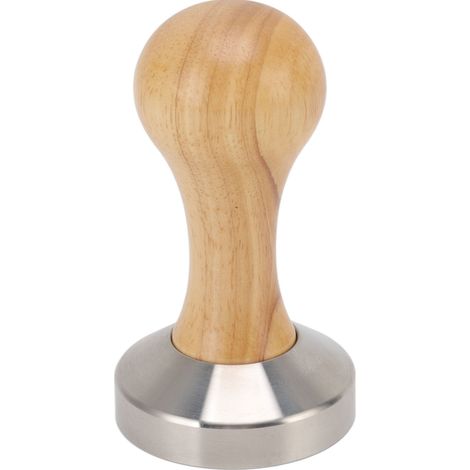 Multifunktionaler Kaffeetamper aus Edelstahl 304, flache Basis, Kaffeebohnenpresse, Brühhammer, 51 mm / 2,01 Zoll (1/5)