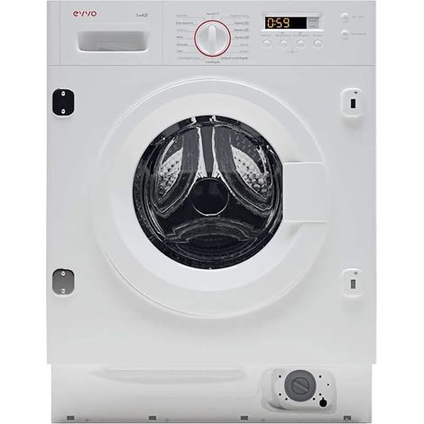 Lave-linge séchant intégrable EVVO i8w6s - 8 kg lavage / 6 kg séchage, 1400 tr/min