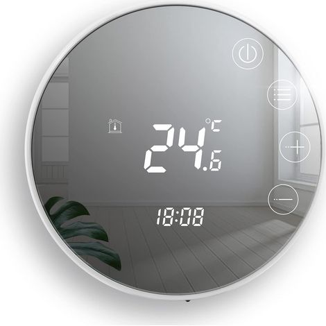 Tuya Thermostats Intelligents Thermostat de Chauffage Thermostats d'ambiance Thermostat WiFi pour Chauffage par Le Sol électrique Compatible avec Alexa, Google 16A TGR86 (1/5)