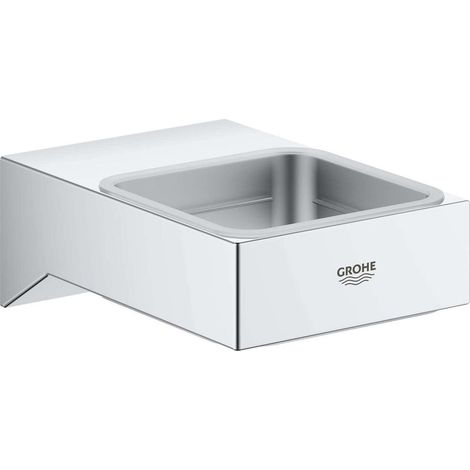 Grohe Selection Cube - Porte-savon en verre, chromé 40865000 (1/5)