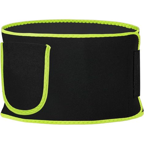 Ceinture Lombaire Homme Femme, Ceinture de Sudation avec Sac Téléphone, Ceinture Sudation Ajustable, Sport Soutien du Dos, Ceinture Amincissante pour Entraînement, Fitness, Sport (1/5)