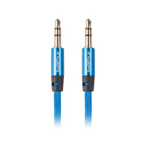 Lanberg CA-MJMJ-10CU-0030-BL cable de audio 3 m 3,5mm Azul (1/2)