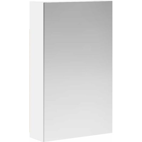 Maison Exclusive - Badezimmerspiegelschrank Weiß 30 x 10,5 x 50 c