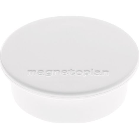 Imán Premium D.40mm blanco MAGNETOPLAN (Por 10)