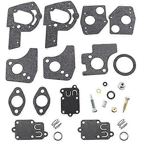 Kit de réparation de carburateur - Membranes - Joint pour moteurs Briggs & Stratton de 3 à 5 CV (HP 495606 494624 135292 135232 135212 270026 272538 272538S 272637 Edi) (1/4)