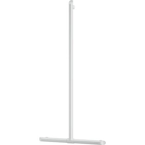 Delabie Handlauf T-Form Be-Line D35 H.1130x500 Aluminium weiß