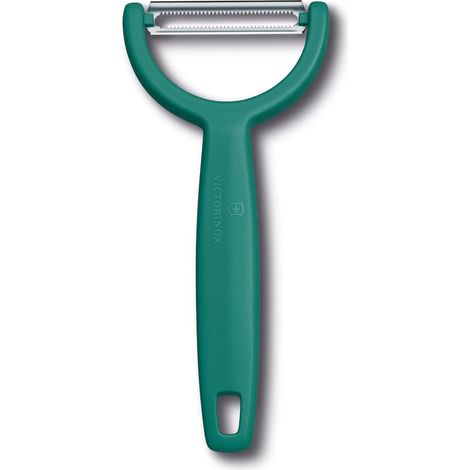 Victorinox Pelaverdure Ypso Lama Dentellata Doppio Taglio Acciaio Lota Verde (1/4)