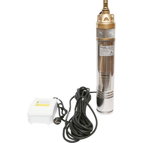 Pompa sommersa D100mm, 50l/min H50m, 220V, 750W con pannello di controllo 4SKM100 Breckner Germany.