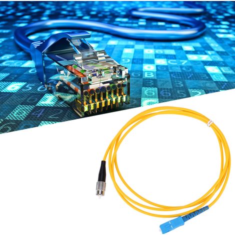 5 Stück Glasfaser-Patchkabel SC FC Singlemode-Kern für Netzwerk (1/5)
