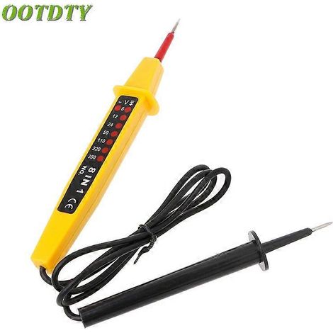 OOTDTY Testeur de tension AC/DC automatique avec crayon lumineux et détecteur d'écriture, 8 en 1 et 3 en 1 (1/5)