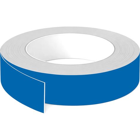 1x Bande de chant ABS sans colle 23 mm x 5 m épaisseur 0,8 mm facile à appliquer bricolage étagère meuble panneau plan de travail bois stratifié, Bleu de Delft (1/3)