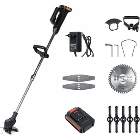 Tondeuse à Gazon électrique 1800W 42V Taille-haie sans Fil Tondeuse à Main réglable Outil électrique de Jardin avec Batterie (Color : 1 Battery, Size : Small) (1/5)