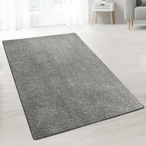 Tapis Shaggy sur mesure Barcelona Gris 100 x 200 cm