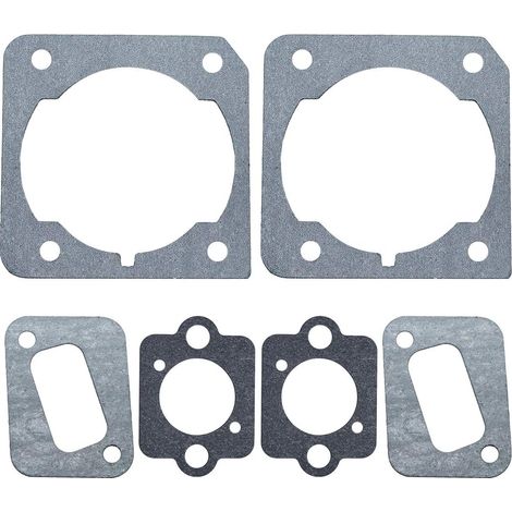 Kit de joints pour cylindre, silencieux, carburateur 2 pièces compatible avec tronçonneuse Husqvarna 340 345 350 346XP 503862501, 503894401 (1/5)