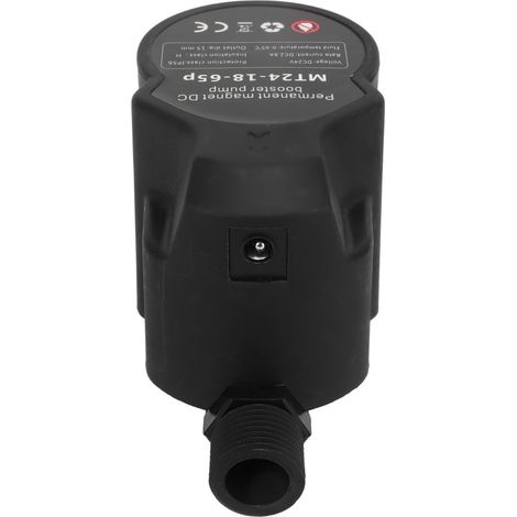 Surpresseur d'eau automatique à induction, silencieux, pour douche et salle de bain, 24 V CC, prise UE, 100-240 V (1/5)