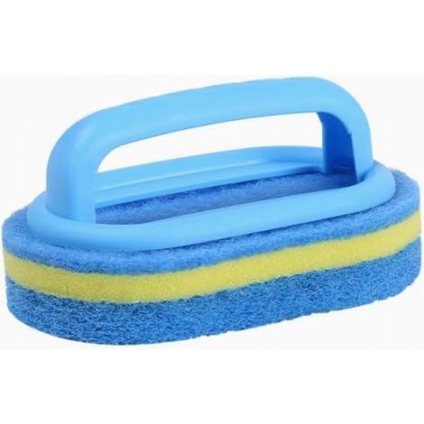 Esponja grande azul para piscinas, cepillo de limpieza de esponja, utilizado para limpiar la suciedad. (1/5)