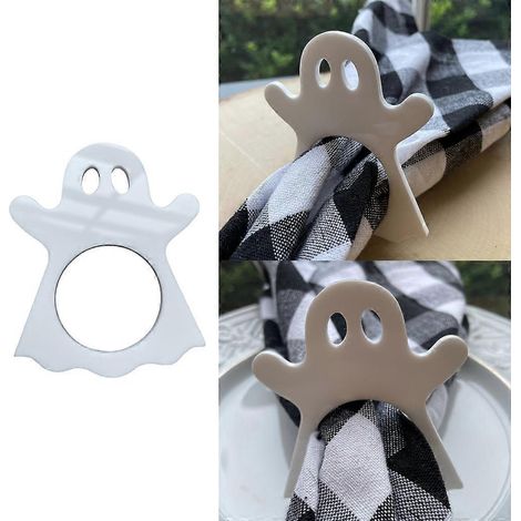 Ronds de serviette Spectre - Thème Halloween (1/4)