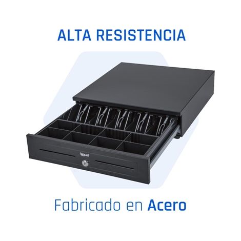 iggual Cajón portamonedas IRON-HD 41cm 5+8 negro