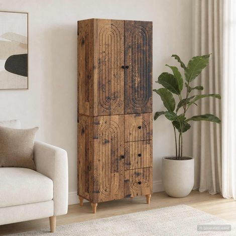 vidaXL Schrankset 2 pcs 66 x 34,5 x 90 cm Holzwerkstoff (1/5)