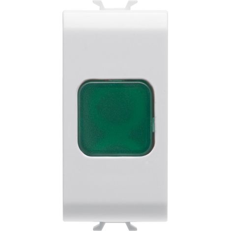 VOYANT DE SIGN. VERT 1M BLANC SAT. GEWISS GW15622