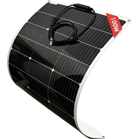 Panel solar, diseño ligero, alta eficiencia, 1 unidad de 100 W (1/2)