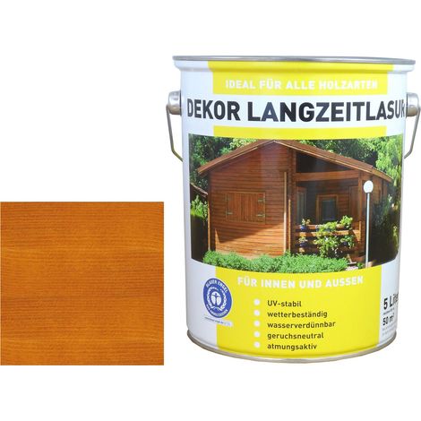 5 Liter Premium Holzlasur LF Holzschutzlasur Feuchteschutz Kiefer (1/2)