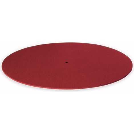 DYNAVOX Revêtement pour plateau tournant PM2, rouge, feutre (1/2)