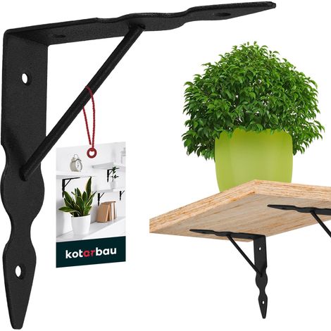 Soporte para estante GOORAL 150x150 NEGRO (1/5)